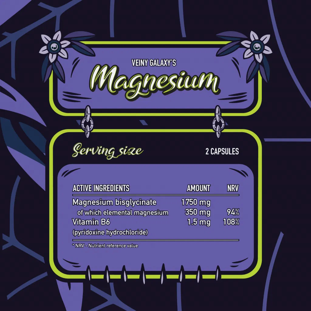 Magnesium Bisglycinate + B6 60 Capsules