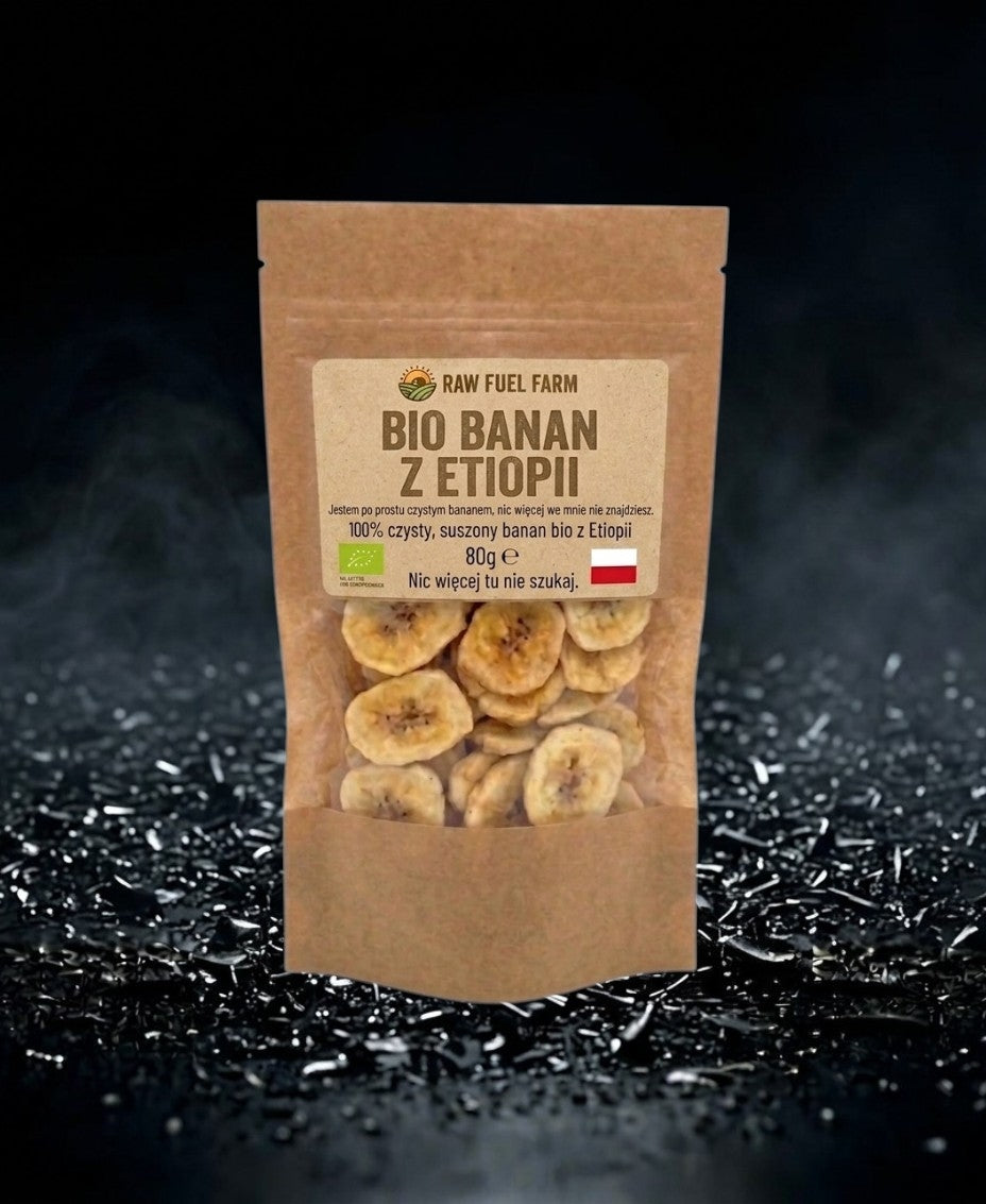 BANAN Z ETIOPII 80g (2 duże banany)