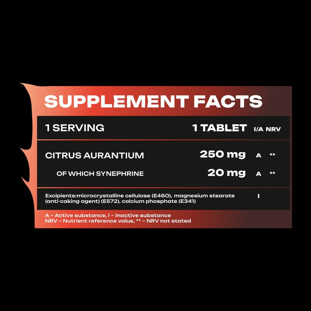 Synephrine – 60 tabs.